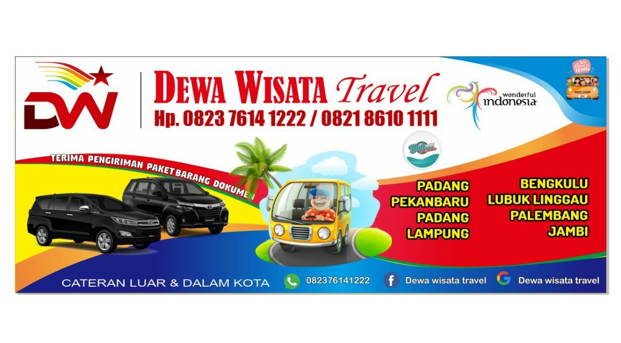 Dewa Wisata Travel Bengkulu, Lubuk Linggau, Palembang, Lampung, Padang Ren & Car
